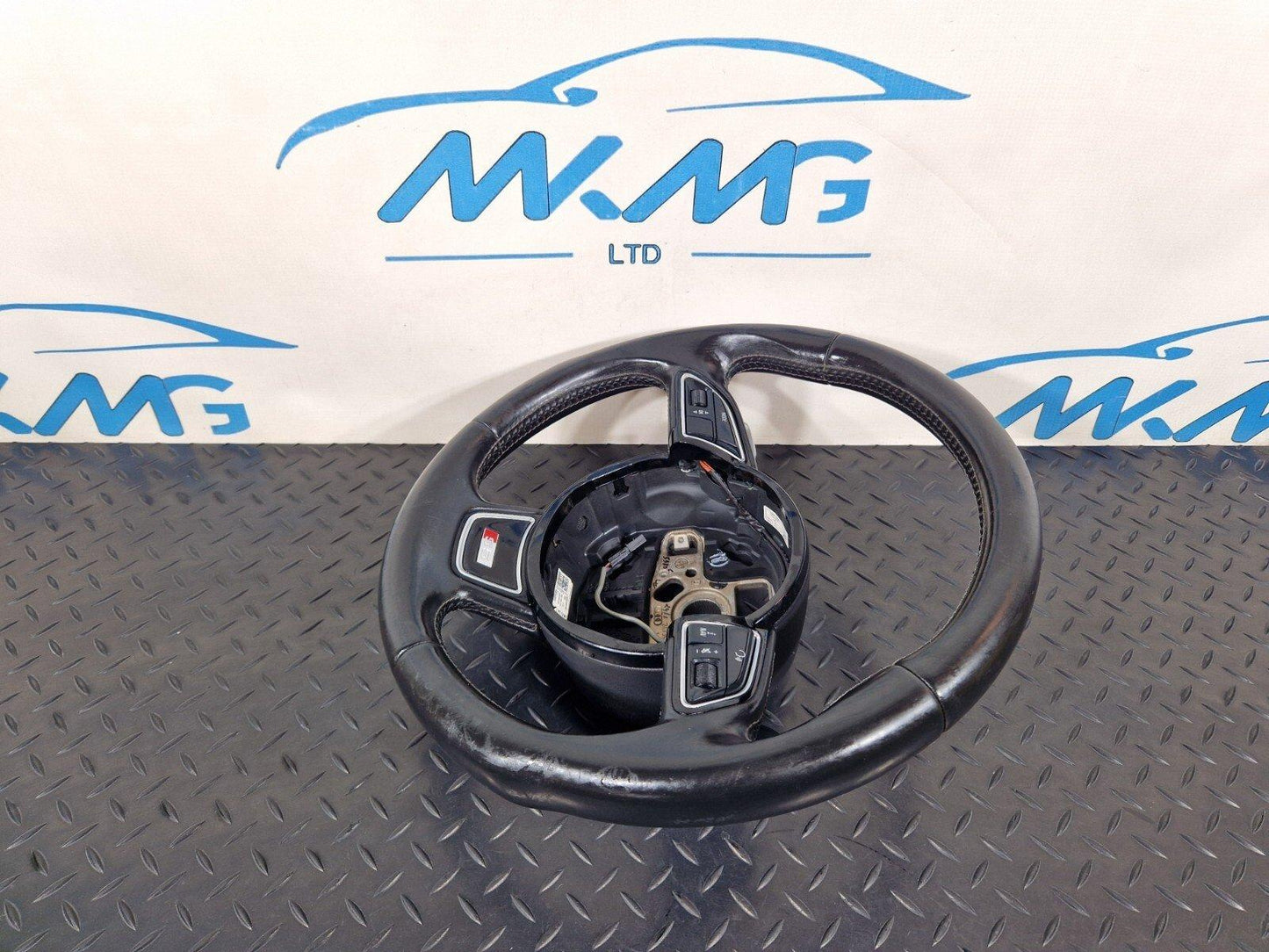 12-17 AUDI S5 CONVERTIBLE MULTIFUNCTION PADDLE SHIFT STEERING WHEEL 8K0419091BS