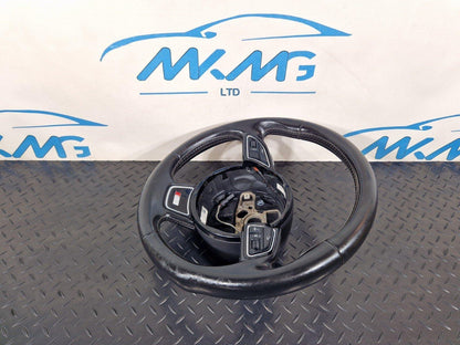 12-17 AUDI S5 CONVERTIBLE MULTIFUNCTION PADDLE SHIFT STEERING WHEEL 8K0419091BS