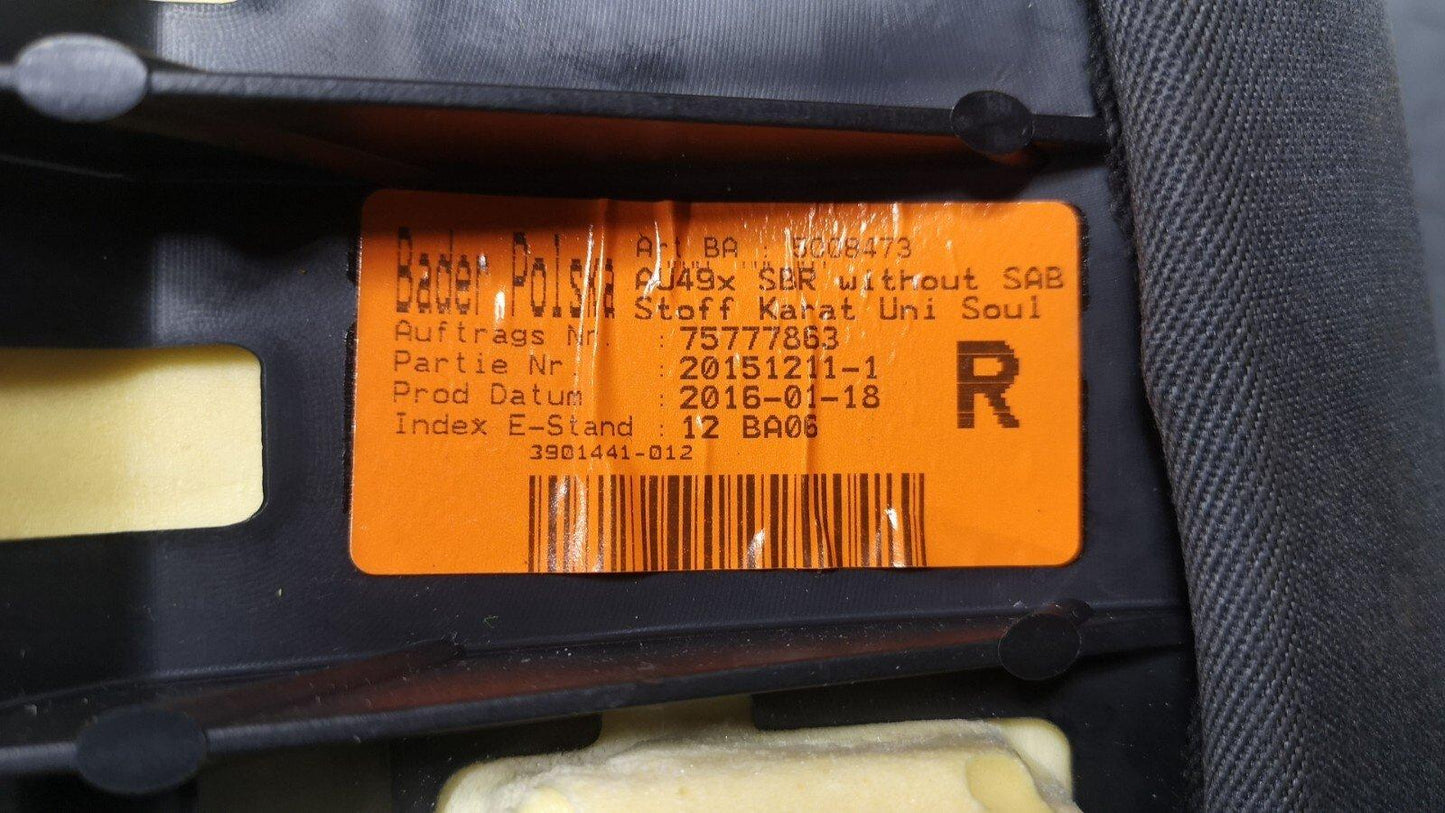 16-19 AUDI A4 B9 S-LINE SALOON GENUINE REAR RIGHT DRIVER SIDE BOLSTER 8W0885704