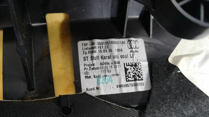 16-19 AUDI A4 B9 S-LINE GENUINE REAR LEFT PASSENGER SIDE CLOTH BOLSTER 8W0885703