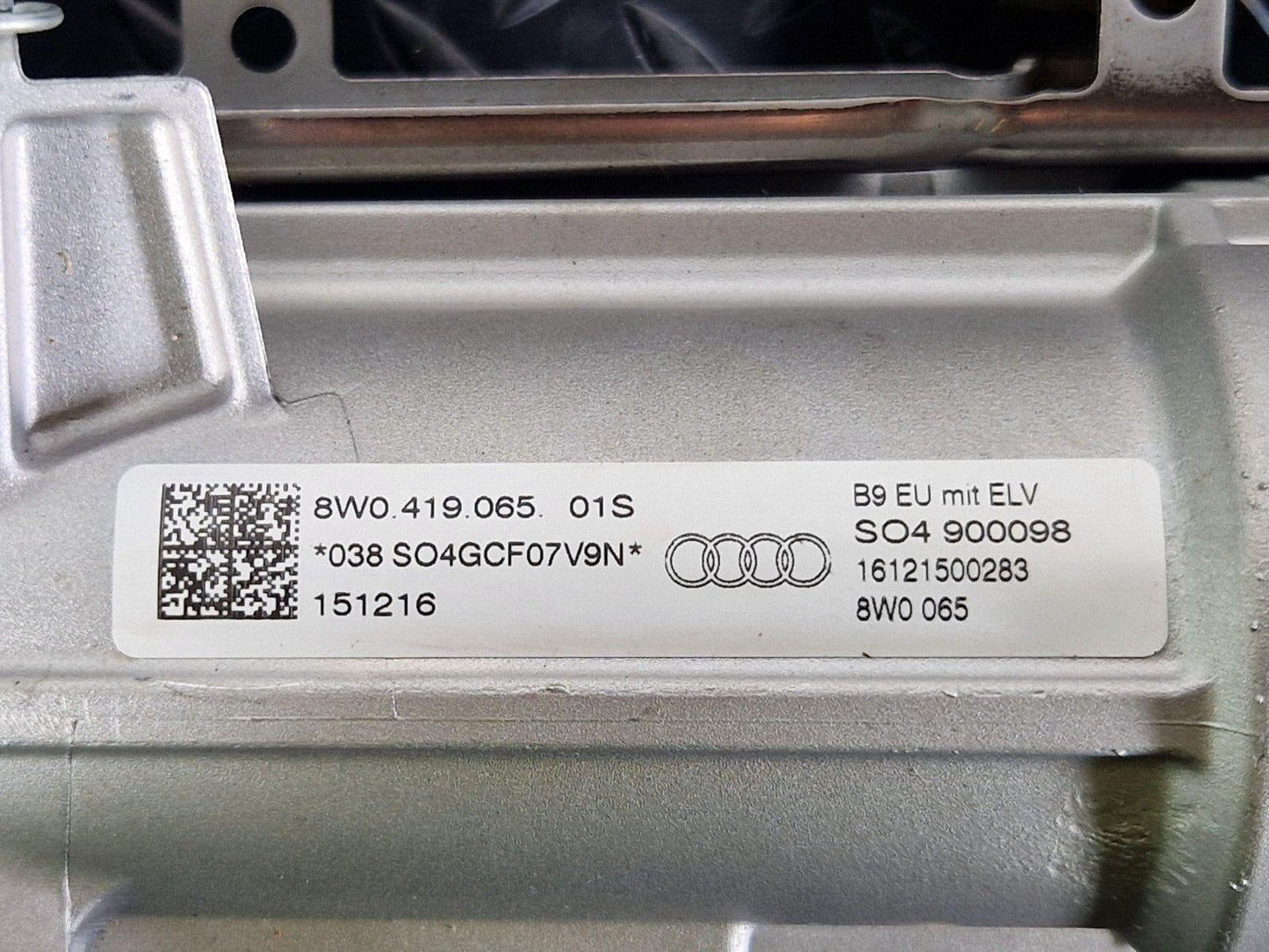 16-24 AUDI A5 F5 COUPE GENUINE STEERING COLUMN ASSEMBLY 8W0419065