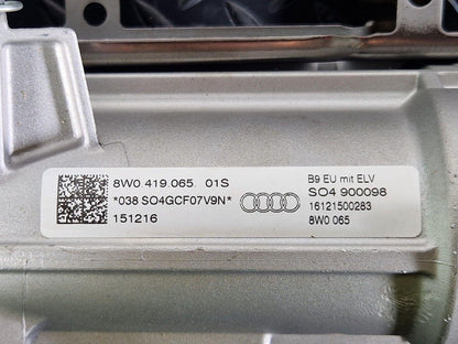 16-24 AUDI A5 F5 COUPE GENUINE STEERING COLUMN ASSEMBLY 8W0419065