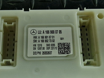 11-19 MERCEDES BENZ ML W166 GENUINE SAM CONTROL MODULE ECU A1669000705