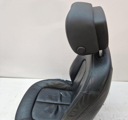 12-18 AUDI A6 C7 FRONT RIGHT DRIVER O/S BLACK LEATHER SEAT