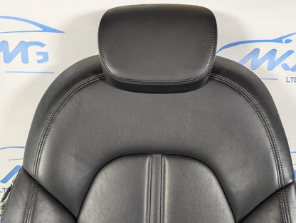 10-17 AUDI A8 4H  REAR O/S RIGHT BLACK LEATHER BACK REST 4H0885274 DAMAGED