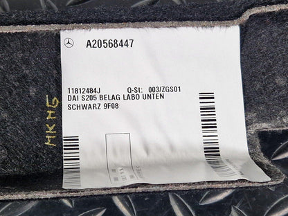 14-21 MERCEDES BENZ C200d W205 BOOT TRUNK COMPARTMENT A20568447