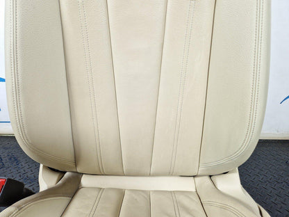16-24 AUDI A5 F5 COUPE FRONT PASSENGER WHITE LEATHER SEAT