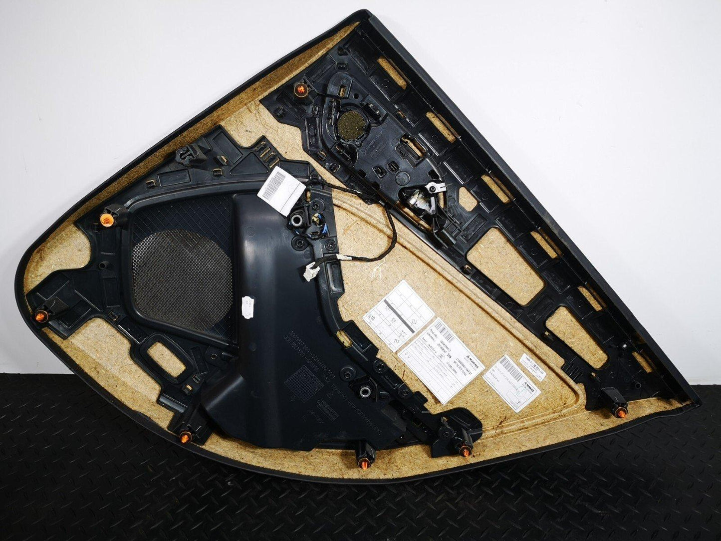 12-18 MERCEDES A-CLASS W176 GENUINE REAR LEFT N/S DOOR PANEL CARD BLACK
