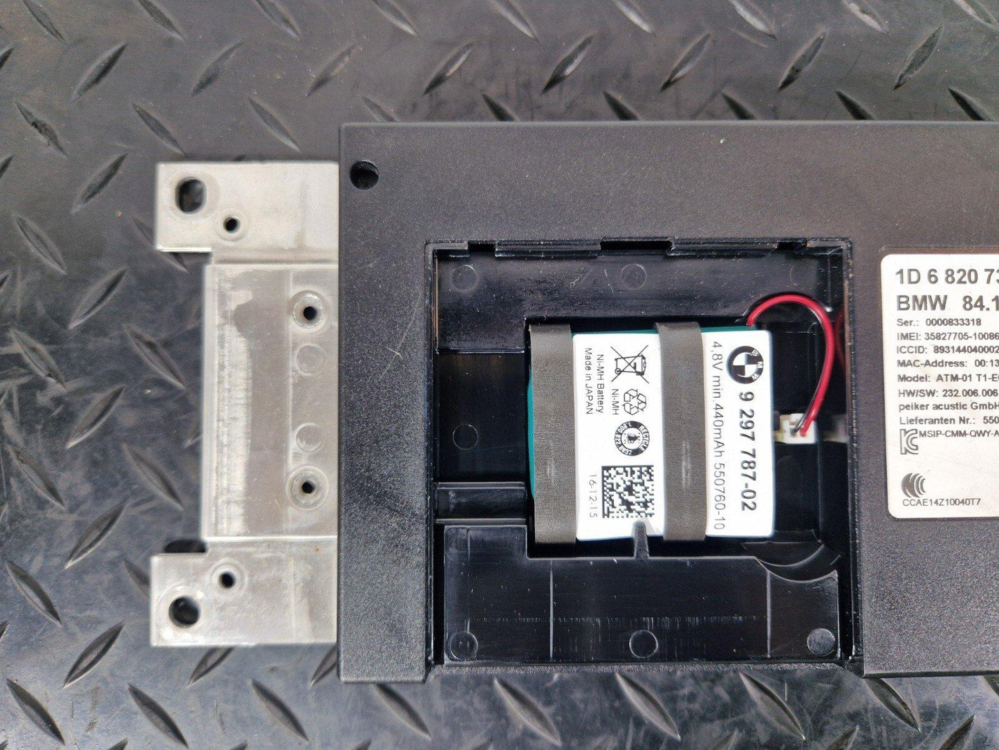 12-18 BMW 3 SERIES F30 F31 GENUINE TELEMATIC CONTROL MODULE 6820732