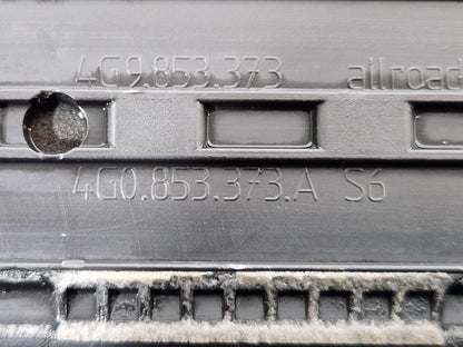 12-18 AUDI A6 C7 DOOR ENTRY SILL KICK PLATE COVER FRONT LEFT SIDE 4G0853373
