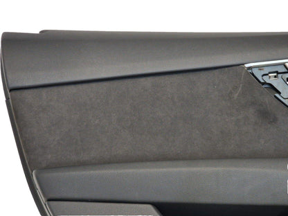 16-20 AUDI Q7 4M REAR LEFT INTERIOR DOOR CARD PANEL ALCANTARA TRIM 4M0867305