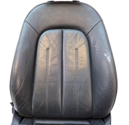 12-18 AUDI A6 C7 FRONT RIGHT DRIVER O/S BLACK LEATHER SEAT