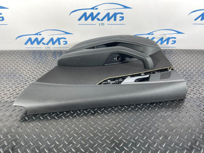 16-19 AUDI A4 B9 AVANT GENUINE REAR DRIVER SIDE FABRIC DOOR CARD 8W0867488