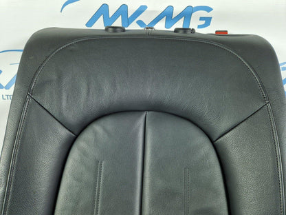 12-18 AUDI A6 C7 AVANT REAR LEFT N/S/R BLACK LEATHER BACKREST SEAT