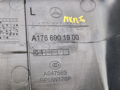12-18 MERCEDES BENZ W176 LEFT SIDE B PILLAR UPPER TRIM A1766901900 A2466900330