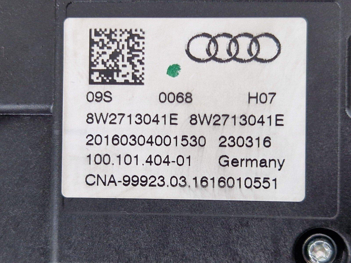 16-19 AUDI A4 B9 GENUINE GEAR SHIFT MECHANISM 8W2713041E