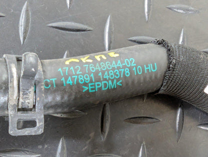 14-16 BMW 2 3 SERIES F20 F21 F22 F30 F34 COOLANT PIPE HOSE 7648644