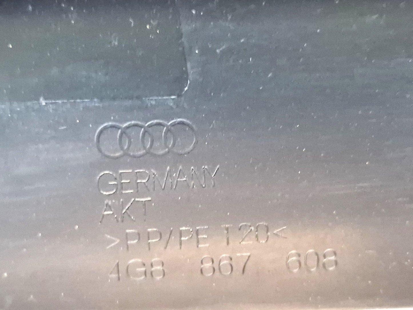 10-18 AUDI A7 4G S-LINE TRUNK TAILGATE INNER TRIM PANEL REAR RIGHT OSR 4G8867608