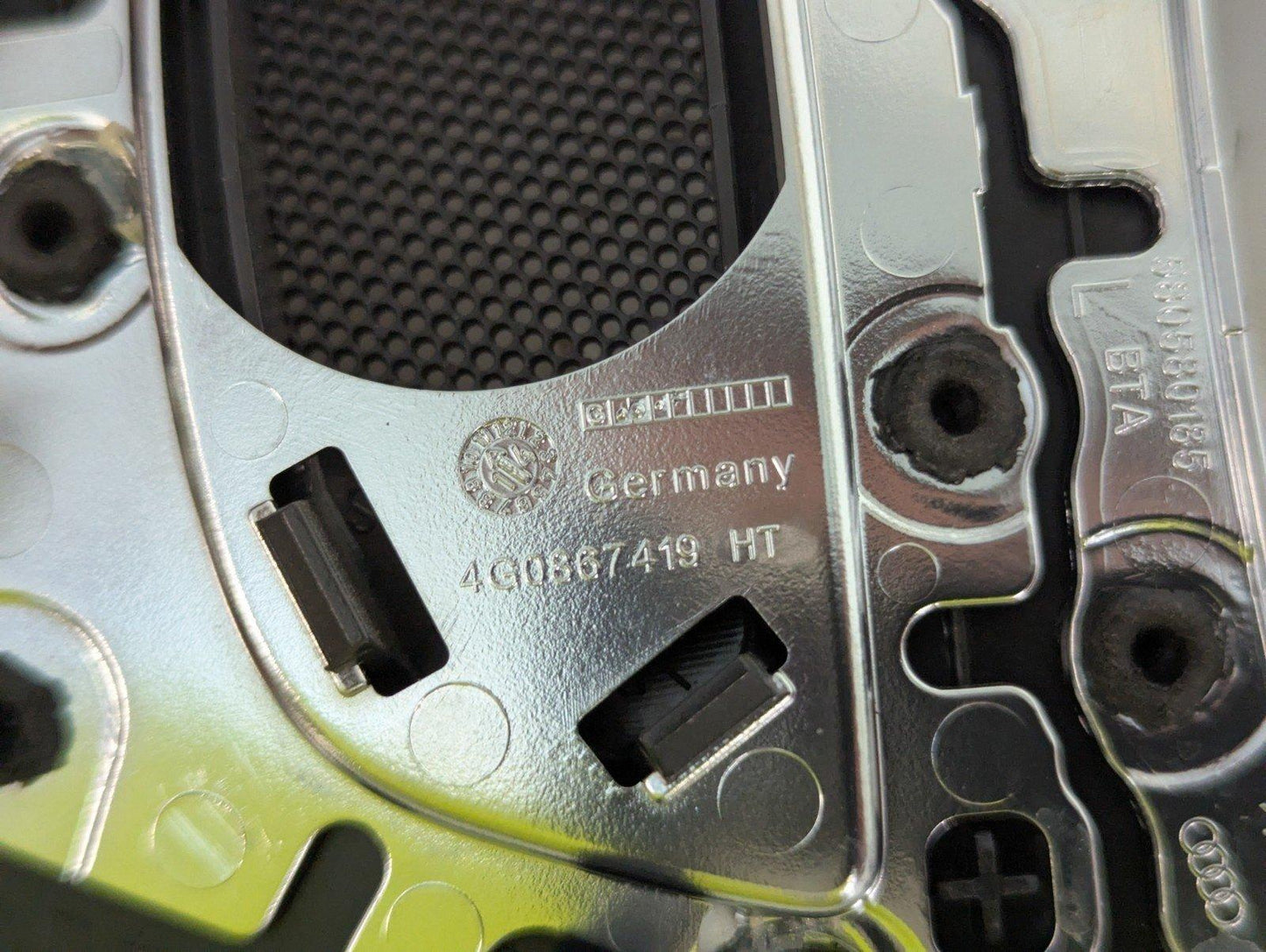 12-18 AUDI A6 C7 DORR HANDLE SURROUND TRIM REAR LEFT PASSENGER SIDE 4G0867419