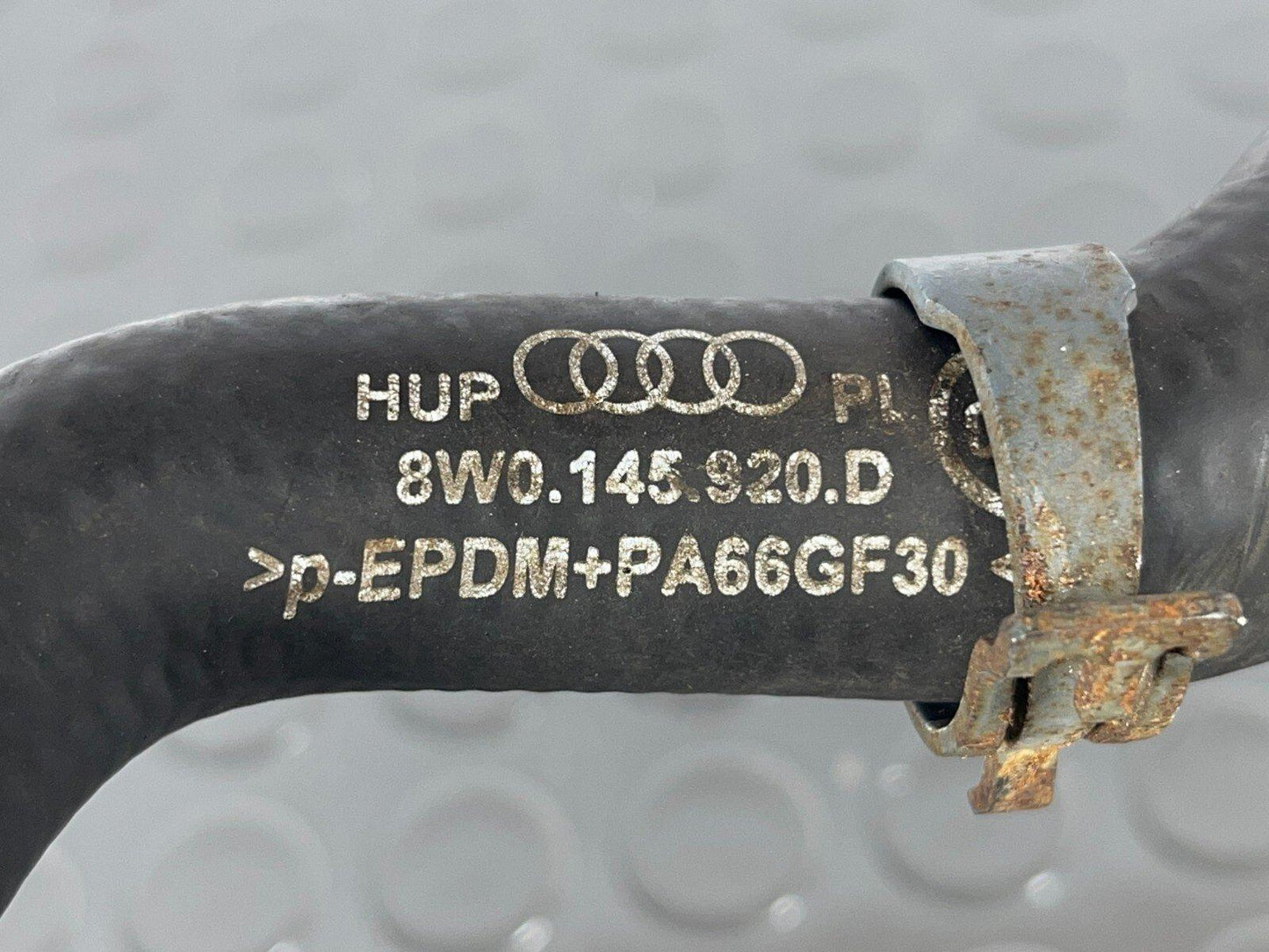 16-19 AUDI A4 B9 GENUINE WATER COOLANT PIPE HOSE 8W0145920D