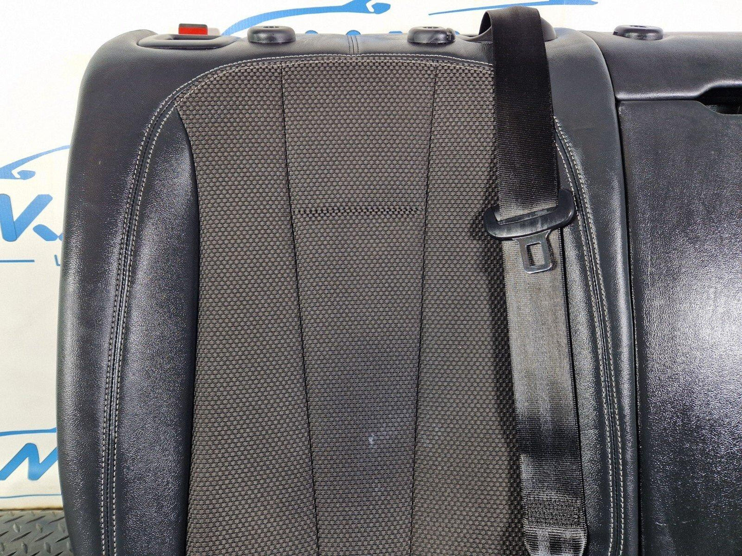 16-19 AUDI A4 B9 GENUINE REAR O/S DRIVERS SIDE HALF BLACK LEATHER BACKREST