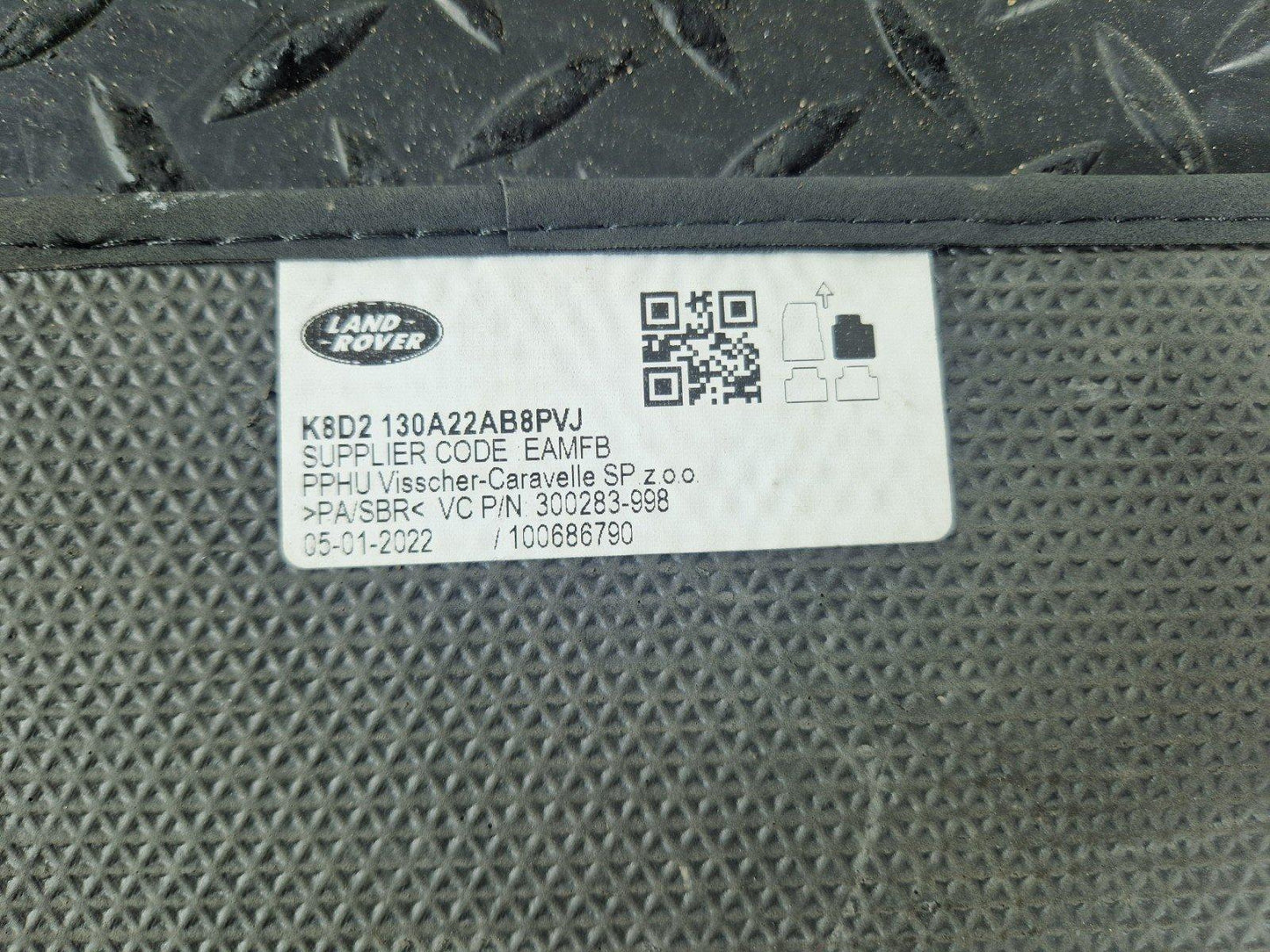 19-ON RANGE ROVER EVOQUE L551 FLOOR MAT CARPET COVER SET X4 K8D2130A22AB8PVJ