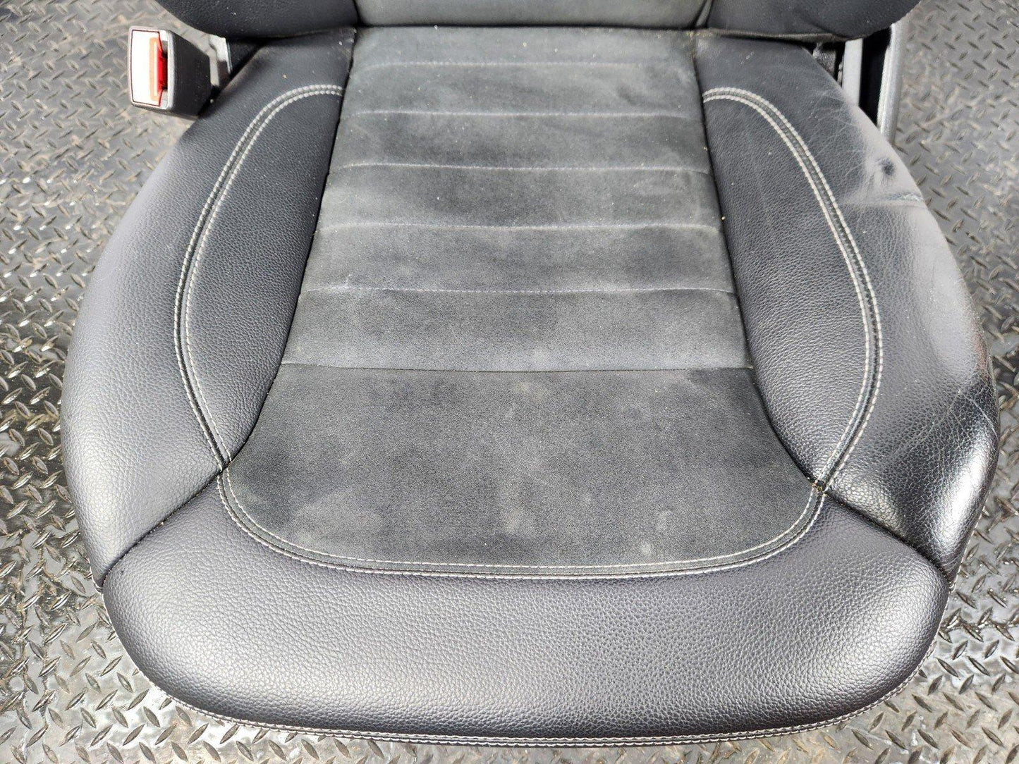 11-19 MERCEDES ML W166 FRONT LEFT N/S FULL ELECTRIC HEATED HALF LEATHER SEAT