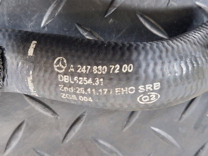 19-ON MERCEDES BENZ A CLASS W177 HEAT EXCHANGER COOLANT RETURN PIPE A2478307200