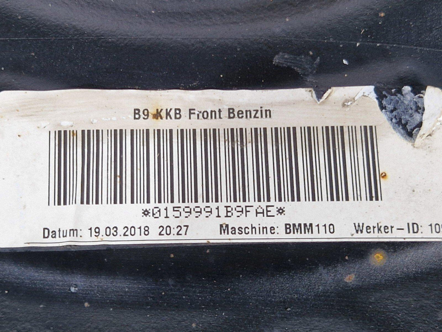 16-19 AUDI A4 B9 AVANT 1.4 TFSI GENUINE PETROL ENGINE FUEL TANK 8W0201021CJ