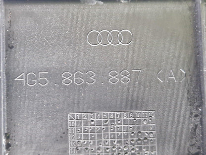 12-18 AUDI A6 C7 REAR LEFT SIDE BOOT PANEL COVER 4G5863887D