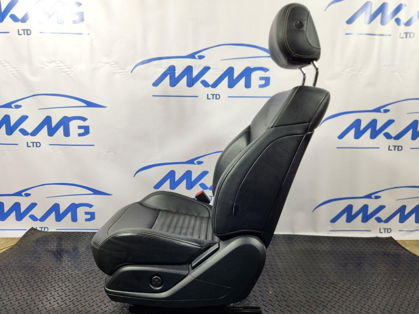 MERCEDES GLE ML W166 FRONT LEFT N/S FULL ELECTRIC HEATED BLACK LEATHER SEAT