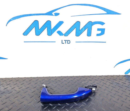 14-21 MERCEDES BENZ C200 W205  REAR DRIVER SIDE DOOR HANDLE IN BRILLIANT BLUE
