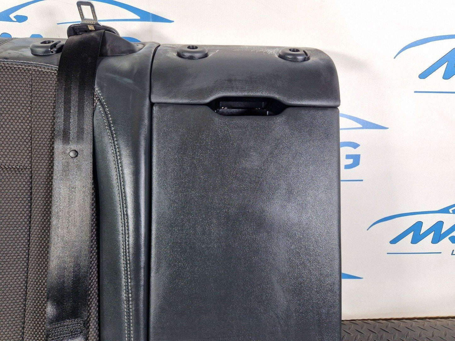 16-19 AUDI A4 AVANT B9 S-LINE REAR O/S DRIVERS SIDE HALF BLACK LEATHER  BACKREST