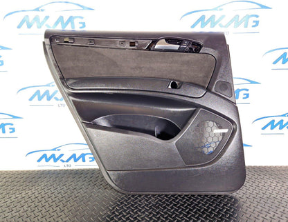10-15 AUDI Q7 4L GENUINE OEM REAR LEFT SIDE DOOR CARD PANEL TRIM 4L0867305