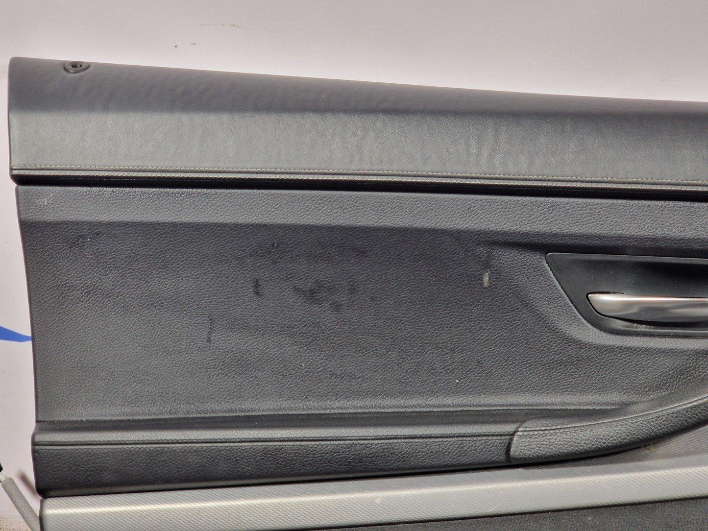 11-18 BMW 6 SERIES F13 COUPE GENUINE LEFT N/S BLACK LEATHER DOOR CARD PANEL