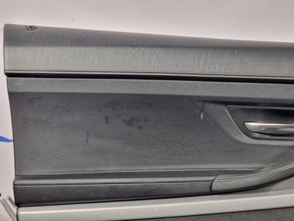 11-18 BMW 6 SERIES F13 COUPE GENUINE LEFT N/S BLACK LEATHER DOOR CARD PANEL