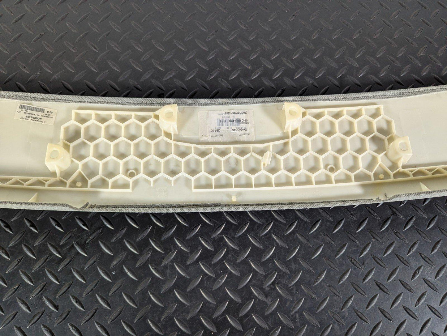 10-17 AUDI A8 4H REAR ROOF ALCANTARA COVER TRIM 4H0868438