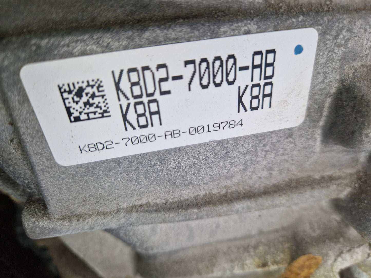 Land Rover Range Rover Evoque L551 SUV Trans/Gearbox k8d27000ab