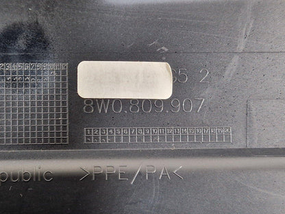 16-19 AUDI A4 B9 GENUINE FUEL DOOR IN BLACK 8W0809907 LY9T