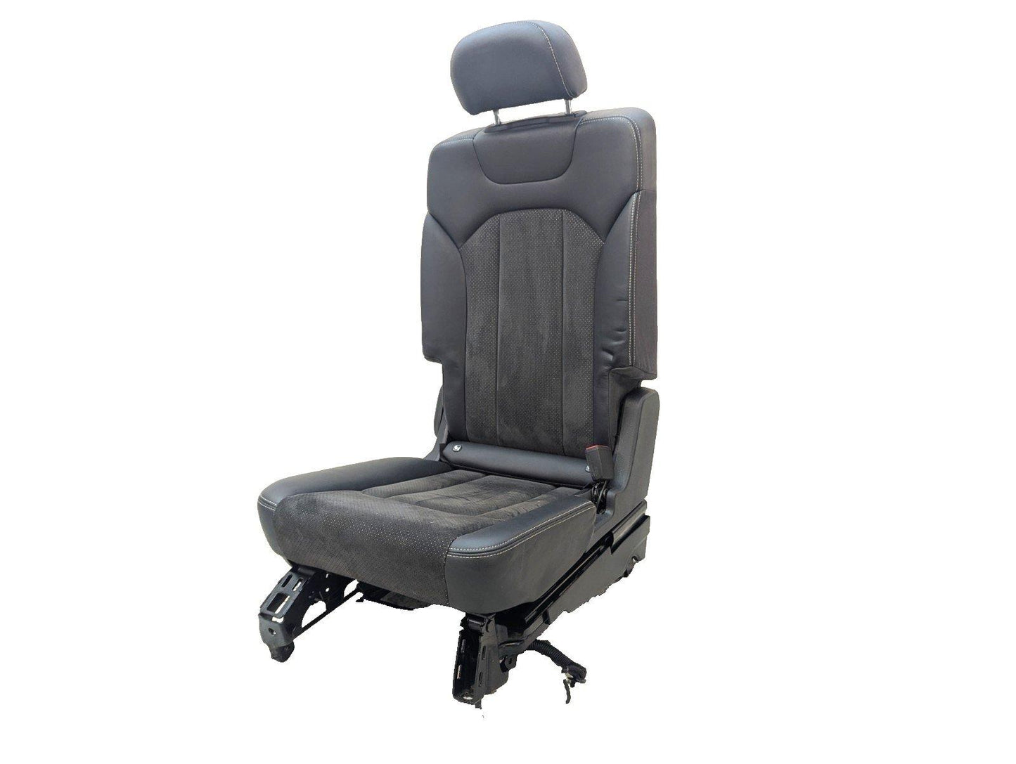 16-20 AUDI Q7 4M S-LINE GENUINE 2ND ROW RIGHT O/S HALF LEATHER SEAT