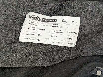 MERCEDES-BENZ W205 REAR PARCEL SHELF BLACK WITH STOP LIGHT A2056902749