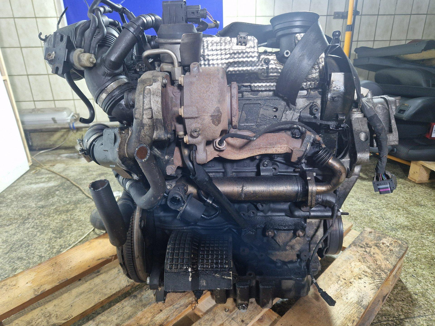 Skoda Octavia 1Z 2L Diesel 125kw CEGA Complete Engine (Plug&Play)