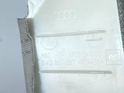 16-19 AUDI A4 B9 SALOON GENUINE REAR LEFT N/S C-PILLAR COMPLETE TRIM 8W5867287A