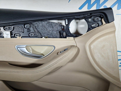 14-21 MERCEDES-BENZ C-CLASS W205 OEM FRONT PASSENGER SIDE N/S DOOR CARD PANEL