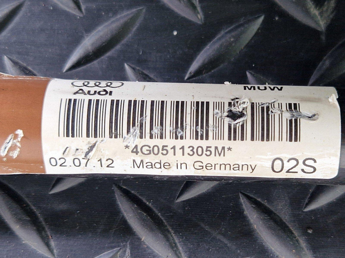 10-18 AUDI A7 4G S-LINE GENUINE REAR ANTI ROLL BAR 4G0511305M