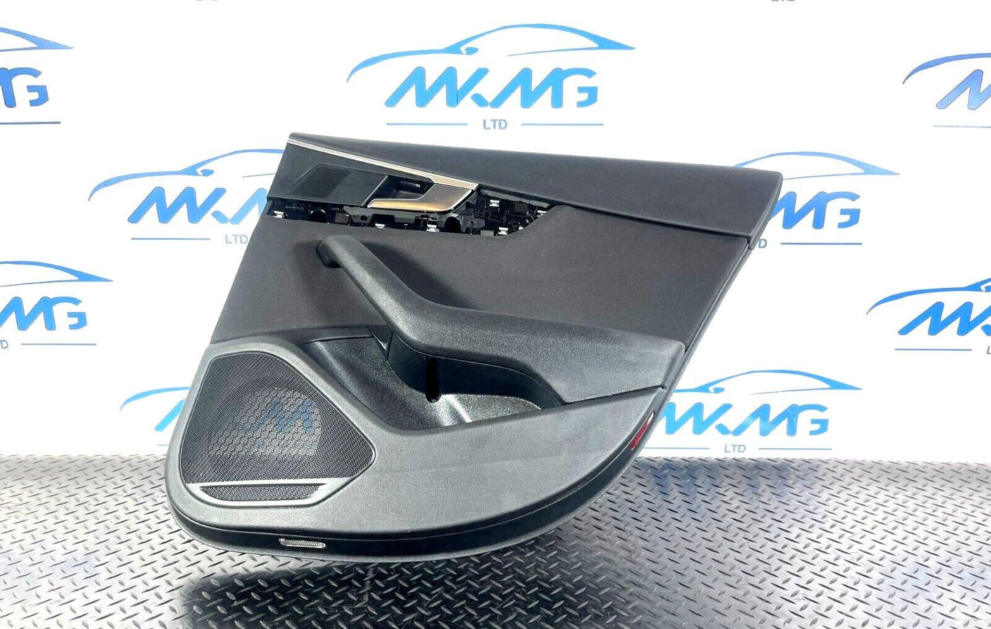 16-19 AUDI A4 B9 AVANT GENUINE REAR DRIVER SIDE FABRIC DOOR CARD 8W0867488