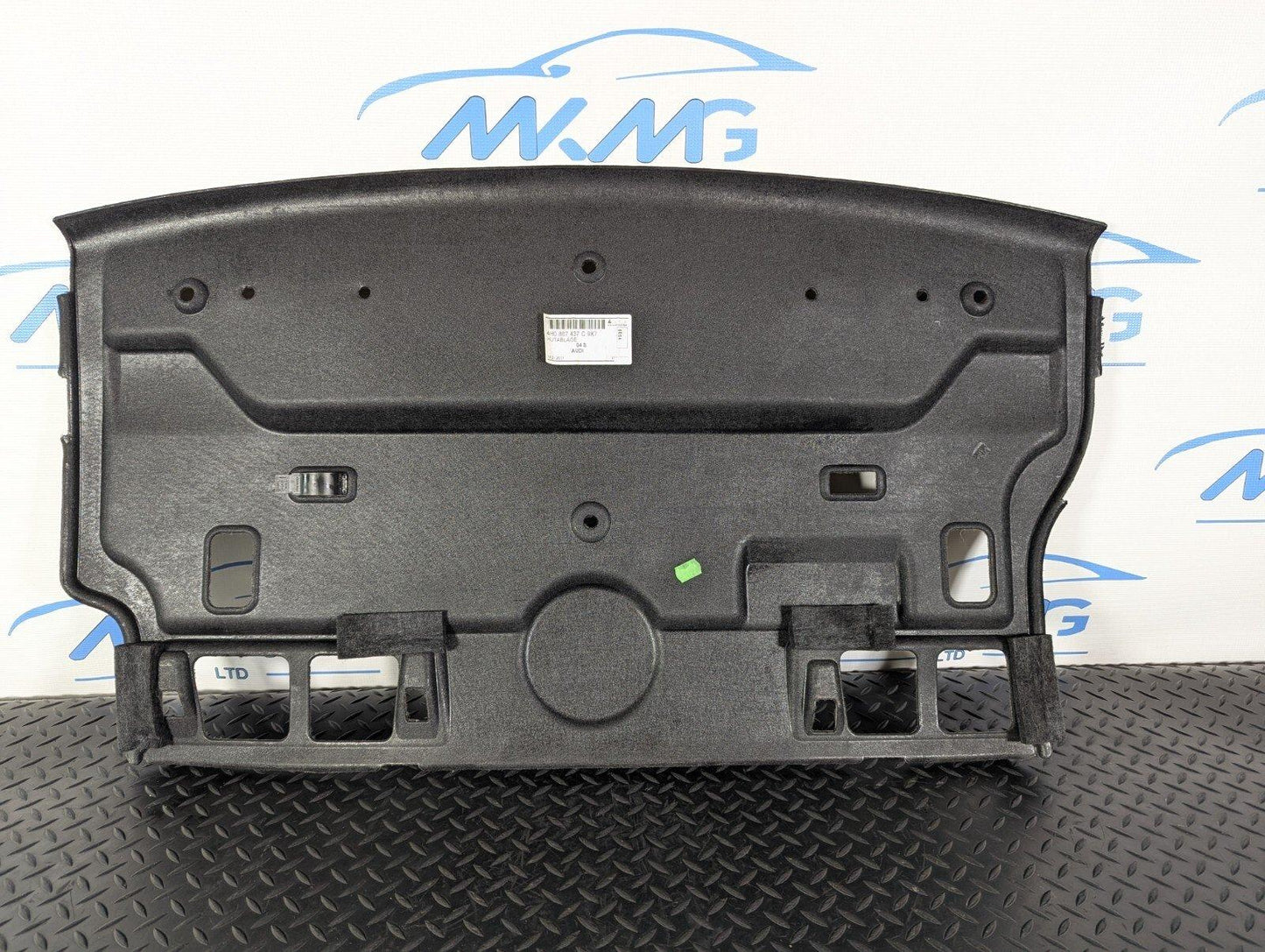 10-17 AUDI A8 4H  REAR BOOT TOP LINER CARPET PANEL 4H0867437C