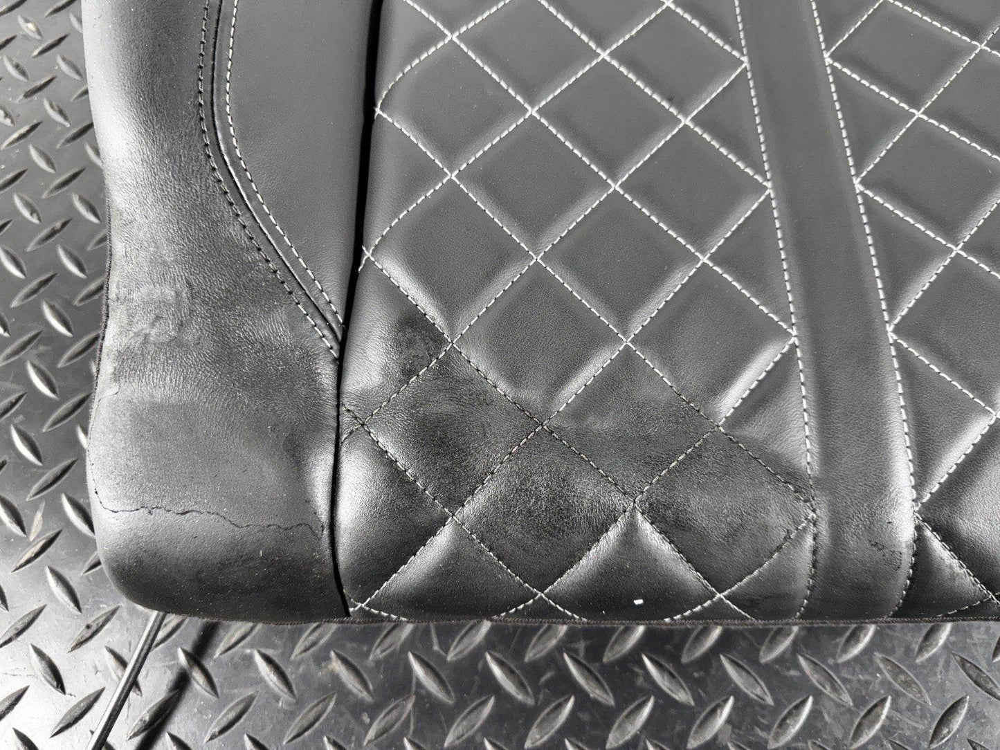 AUDI S5 F5 COUPE REAR RIGHT O/S BLACK LEATHER COMFORT SEAT BACKREST (DAMAGED)