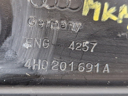 10-17 AUDI A8 4H FUEL TANK RETAINING PLATE BRACKET 4H0201691A