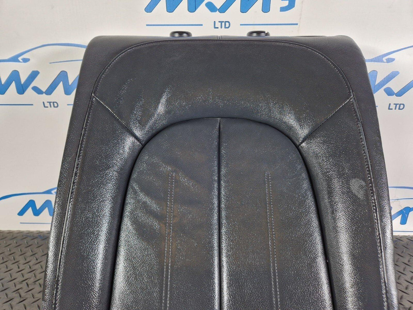 12-18 AUDI A6 C7 SALOON REAR LEFT N/S/R BLACK LEATHER BACKREST SEAT
